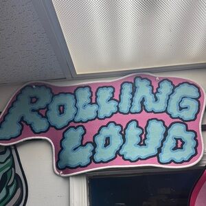 Rolling Loud Pink and Blue Sign FOR BECCAAAA